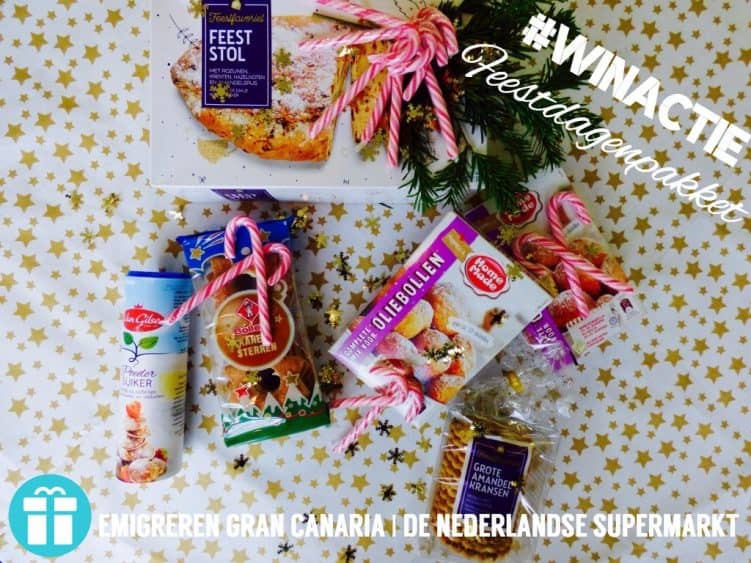 Emigreren Gran Canaria - Winactie feestdagenpakket - Win een kerstpakket vol lekkers - Emigreren Gran Canaria en de Nederlandse Supermarkt - Fotor
