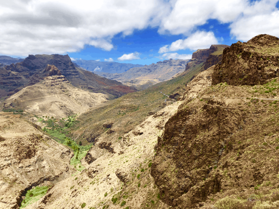 Berglandschap op Gran Canaria
