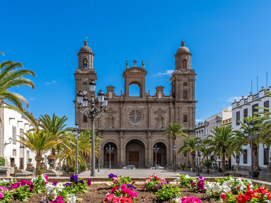 Santa Ana Kathedraal in las palmas de leukste buitenactiviteiten op gran canaria